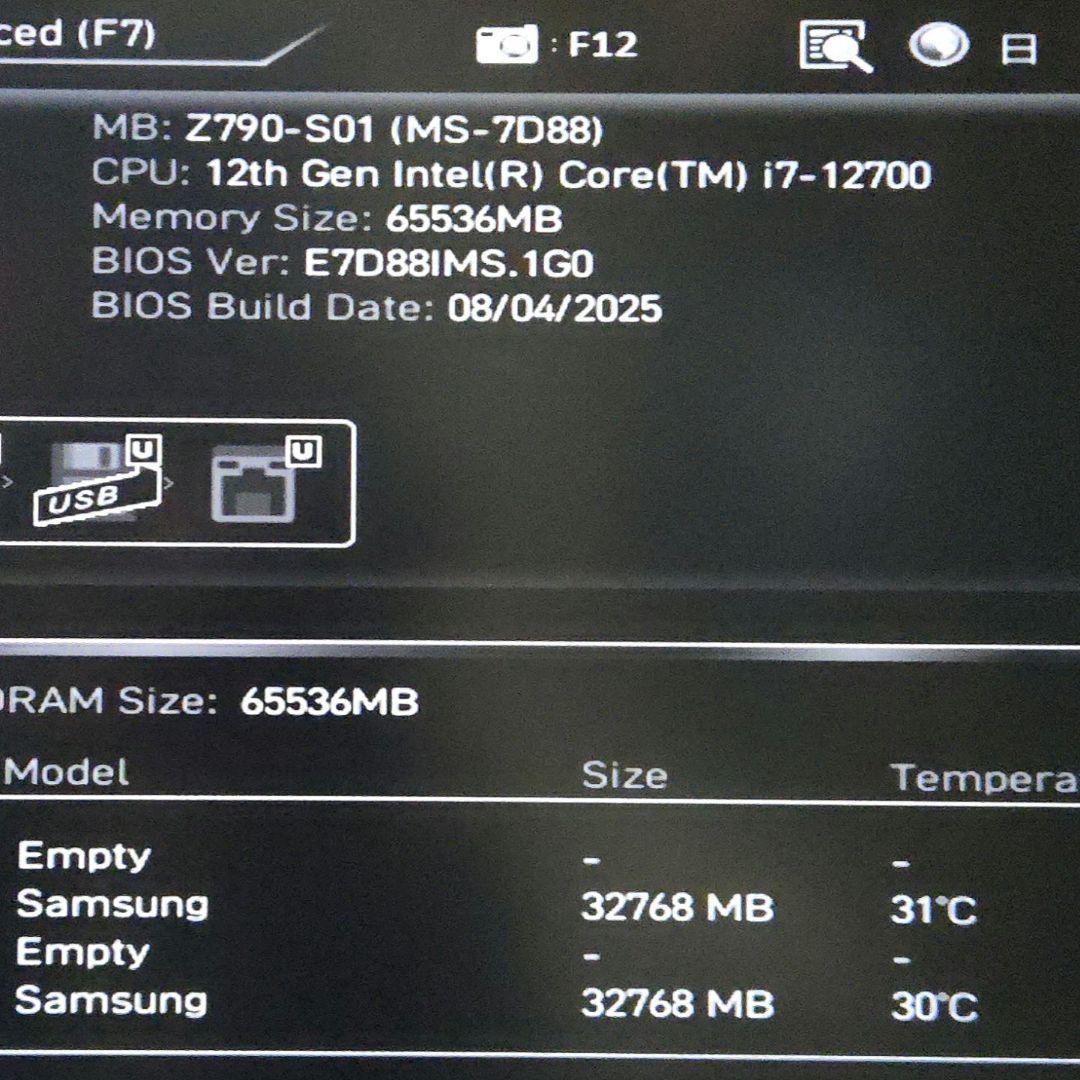 マザーボード msi Z790-S01