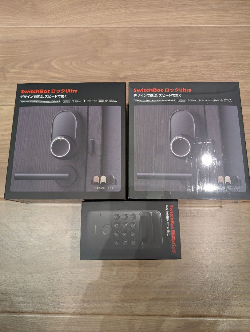 SwitchBot ロックUltra 2個+顔認証パッド