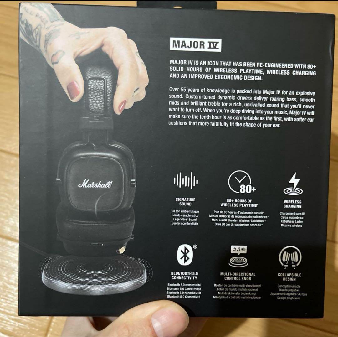 Marshall Major IV Bluetooth ヘッドフォン