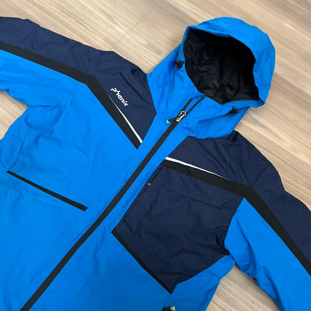 Phenix Lサイズ　スキーウェア 青/黒 サスペンダー付き