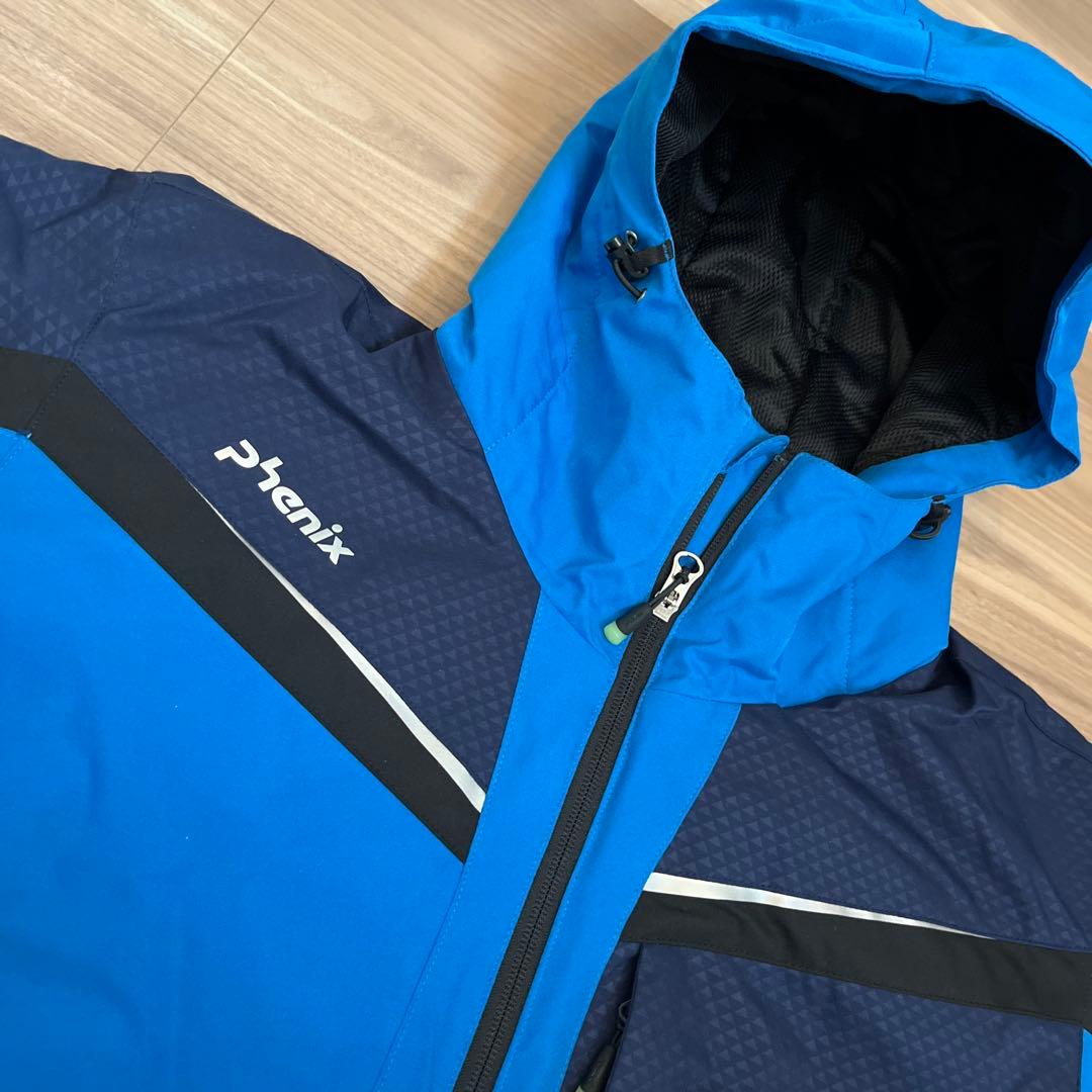 Phenix Lサイズ　スキーウェア 青/黒 サスペンダー付き