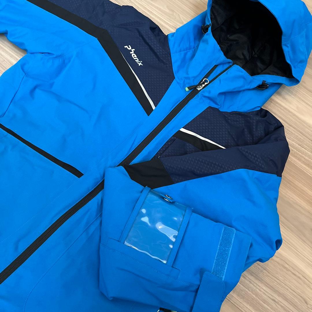 Phenix Lサイズ　スキーウェア 青/黒 サスペンダー付き