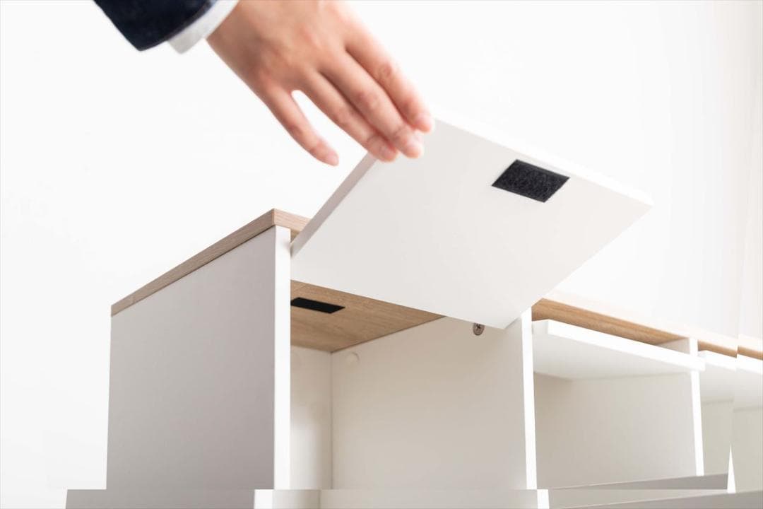 【送料無料】Toy 3連式ゴミ箱【幅74.5cm】