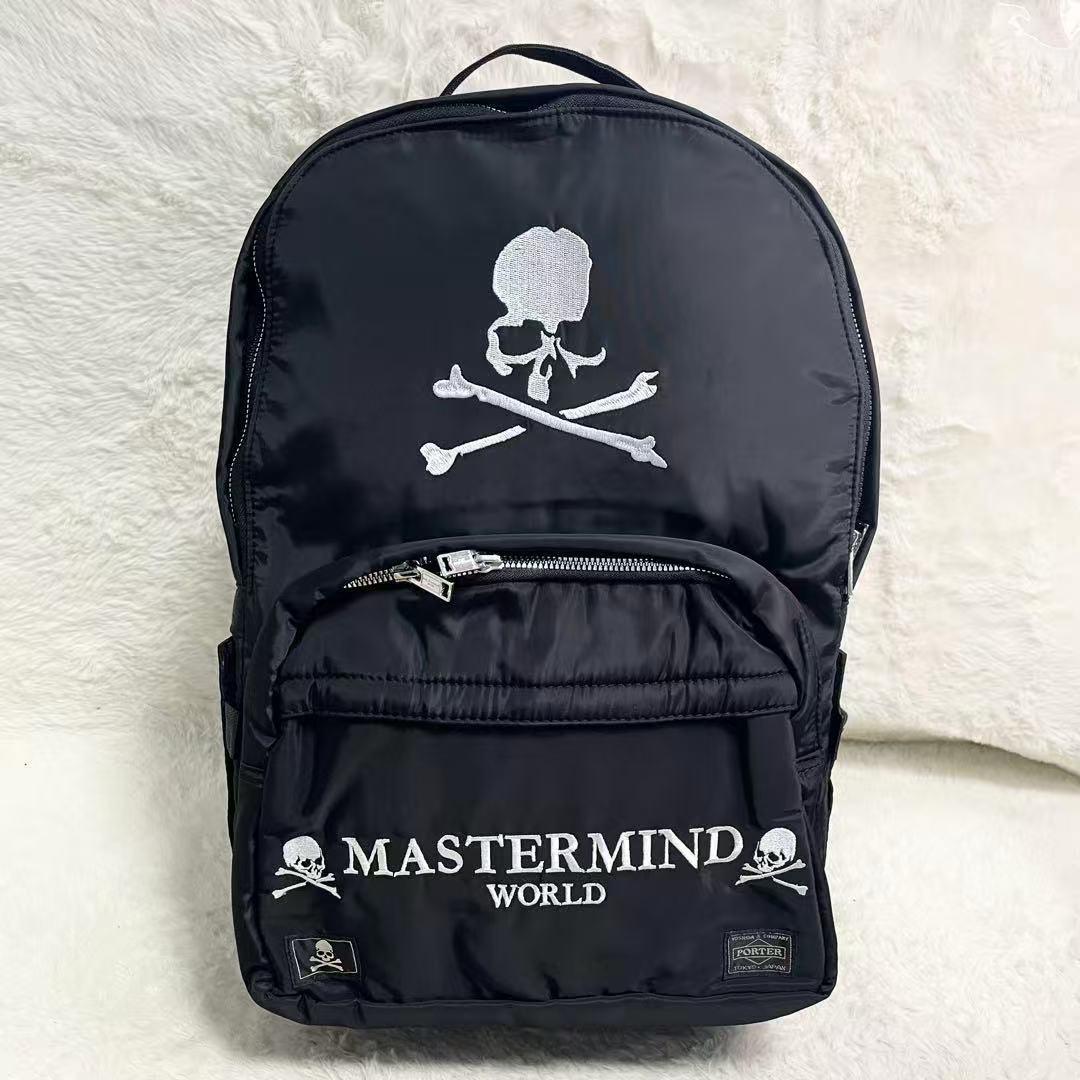 全新MASTERMIND WORLD ブラックリュック
