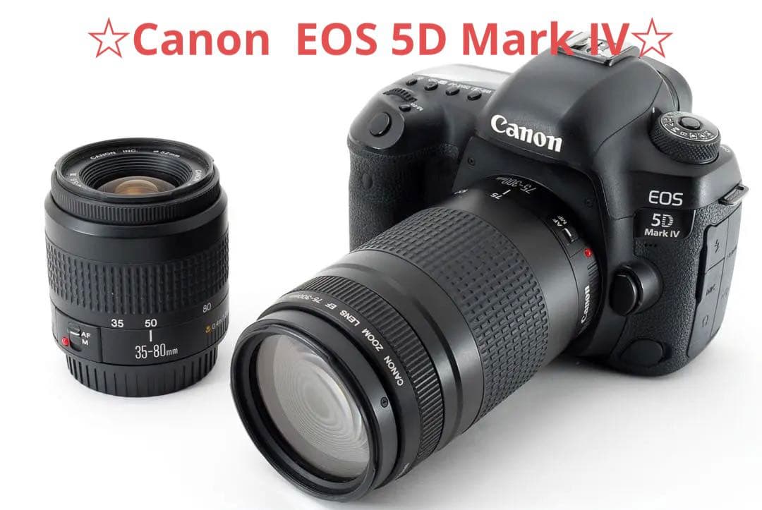CANON EOS 5D MARK IV標準&望遠ダブルレンズセット