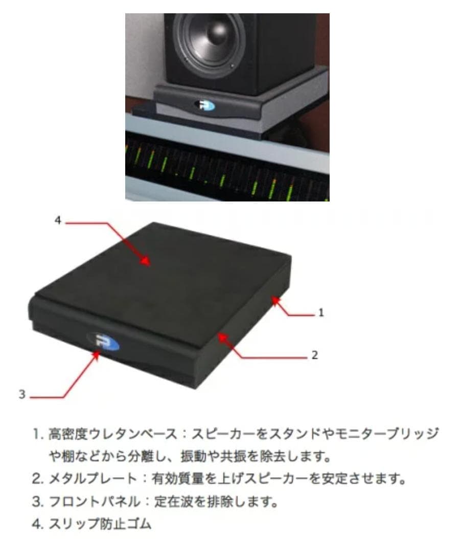 Primacoustic/RX7-HFオーディオスタビライザー 2個セット