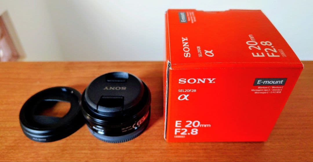SONY E 20mm F2.8 （SEL20F28） 単焦点レンズ