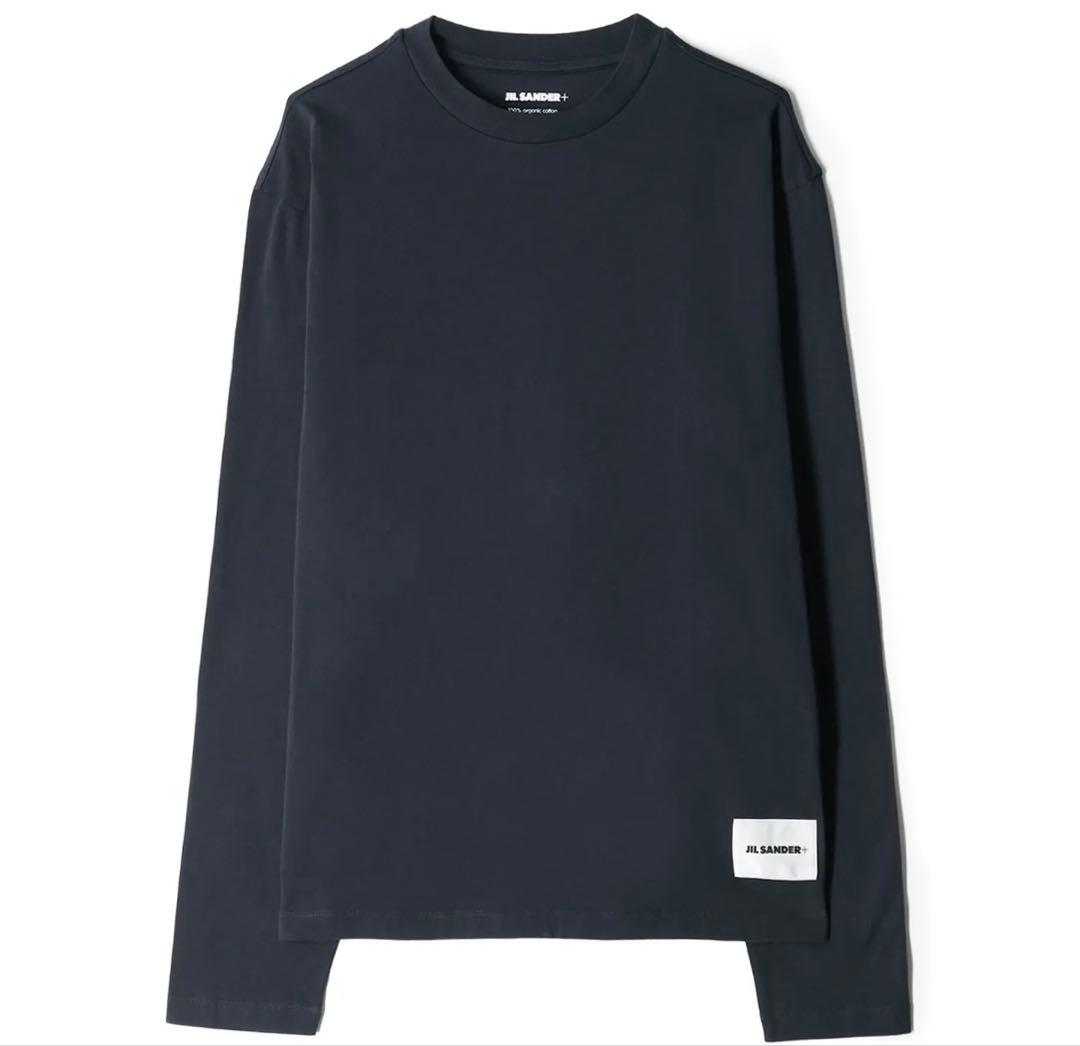 ジルサンダー　ネイビー　ロングTシャツ