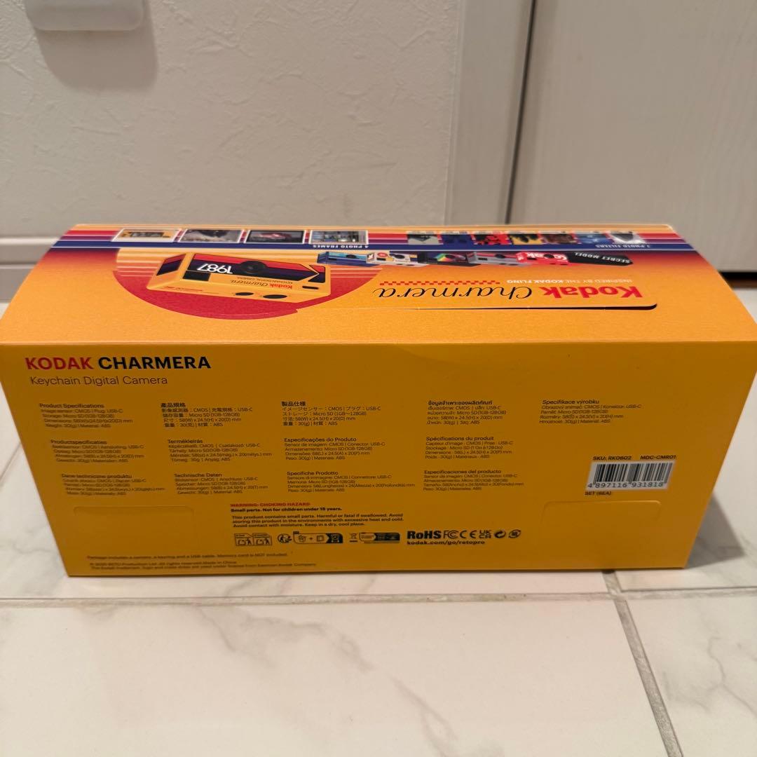 1カートン　6個　Kodak Charmera コダック　チャーメラ　トイカメラ