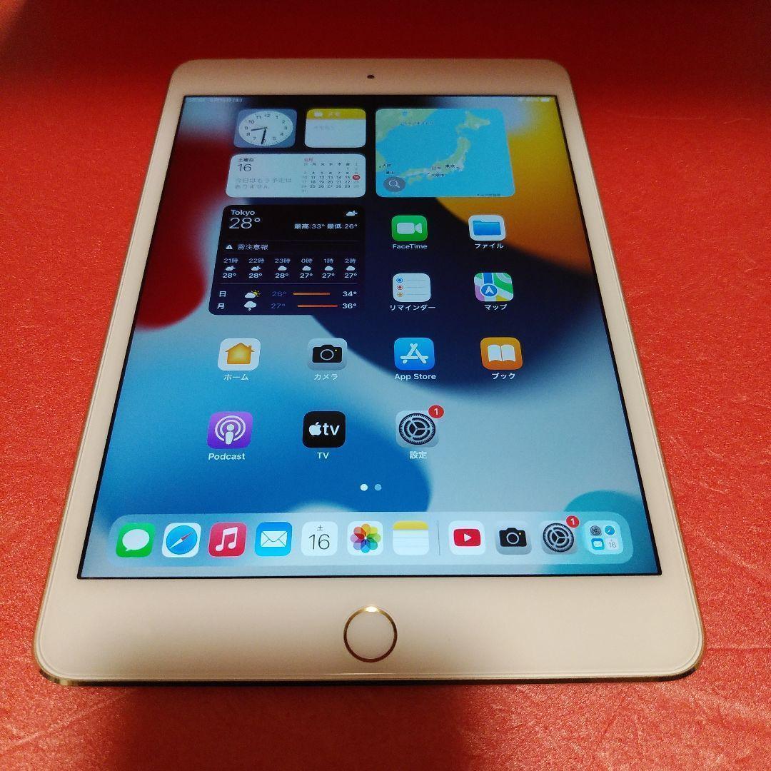 バッテリー調子良い極美品　iPad mini4 Wi-Fi + Cellular