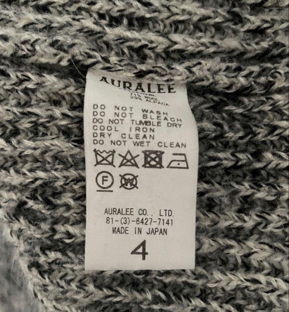 【美品】HIROKEN　AURALEE CREW セーター