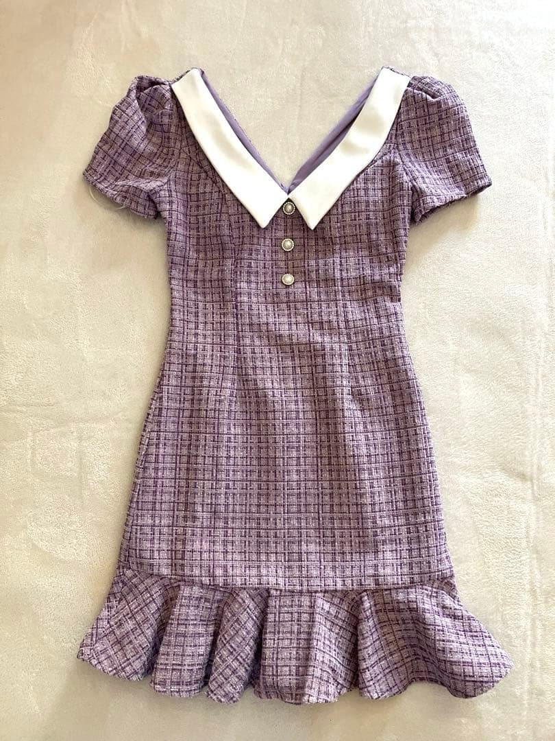 Tika ツイードドレス4点セット