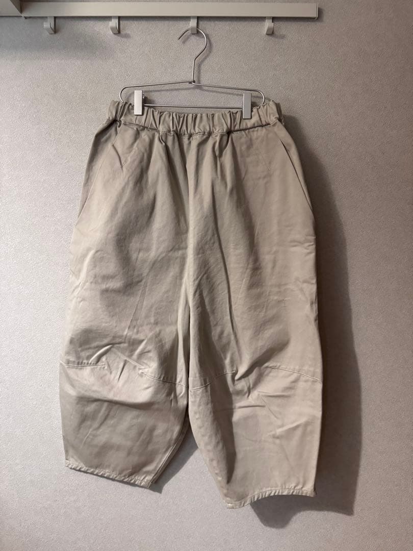 tumugu ツムグ　コットンツイル　ティンカーパンツ