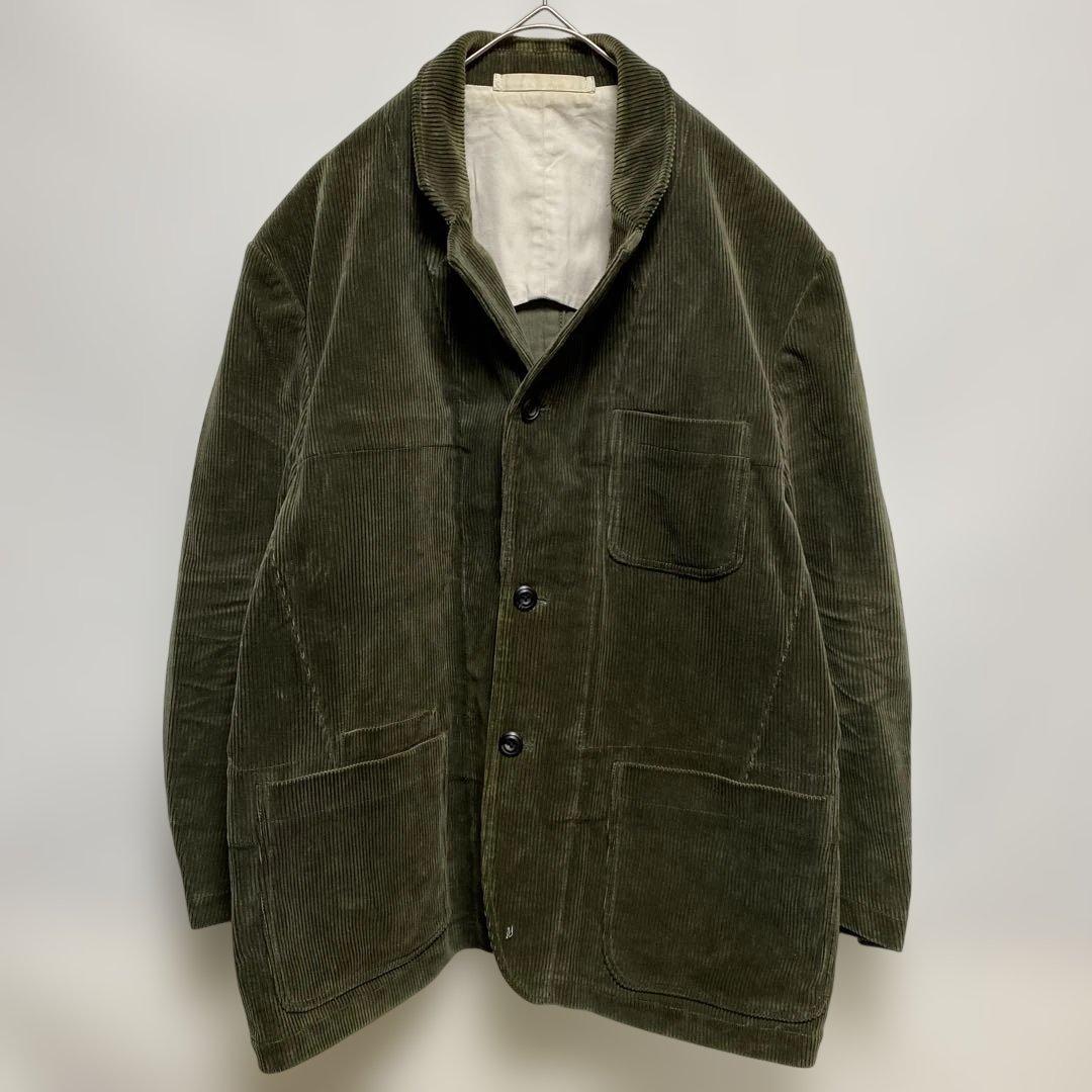 EESET&co J081 コーデュロイ　モスグリーン　grandrow JKT