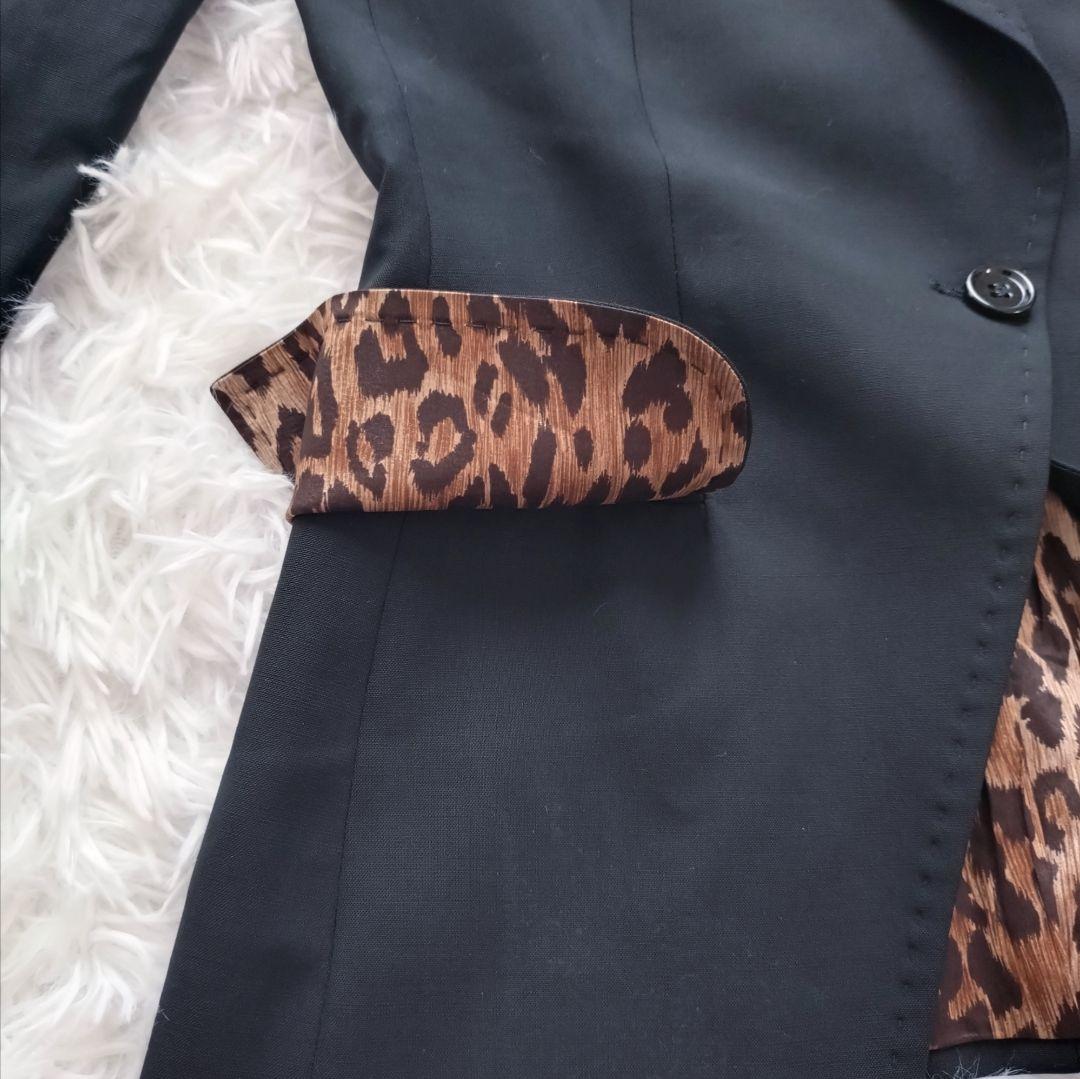 DOLCE&GABBANA テーラードジャケット レオパード 1B 38サイズ
