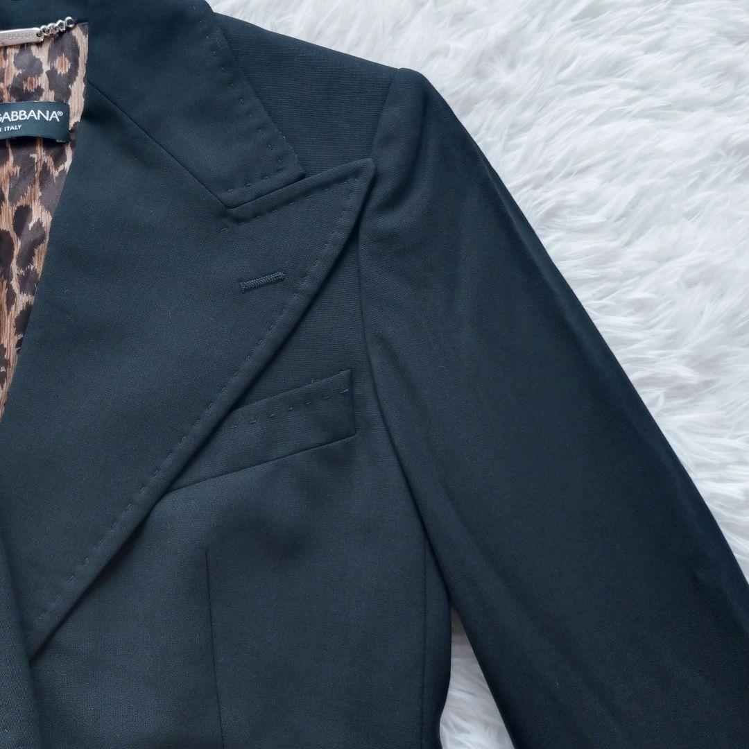 DOLCE&GABBANA テーラードジャケット レオパード 1B 38サイズ
