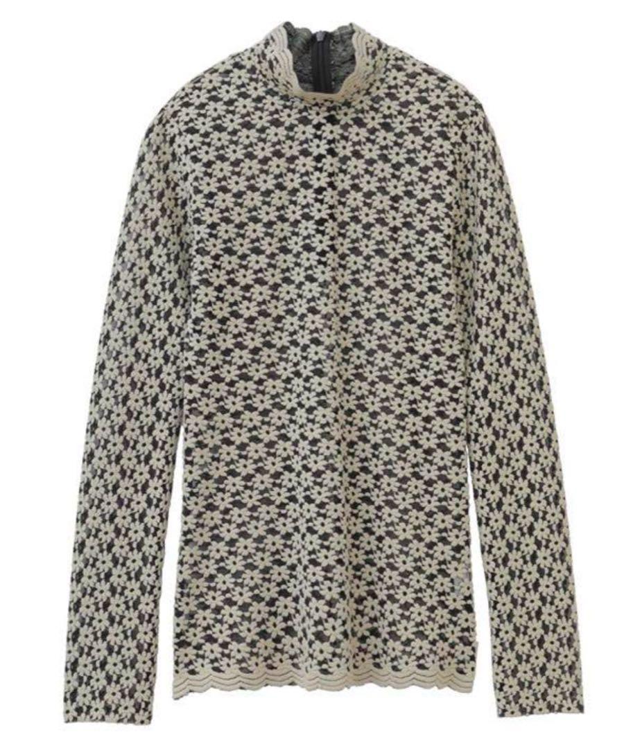 CLANE clane クラネ 3D FLOWER LACE TOPS