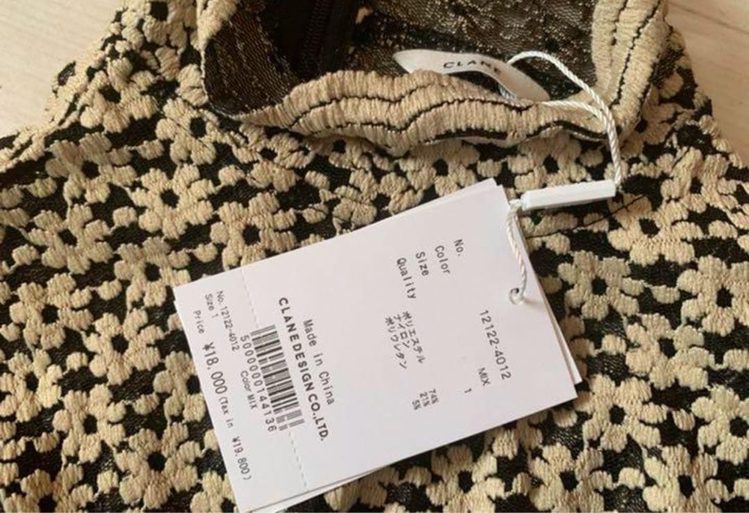 CLANE clane クラネ 3D FLOWER LACE TOPS