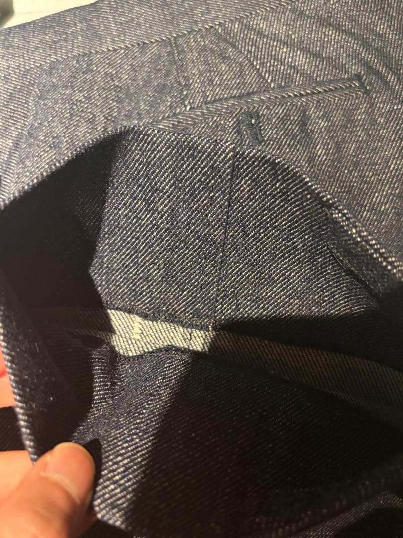 Ring jacket Napoli デニム　スラックス　48