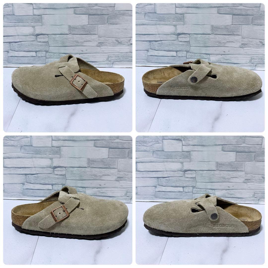 美品 ビルケンシュトック Boston ボストン 23 トープ ソフトヘッド