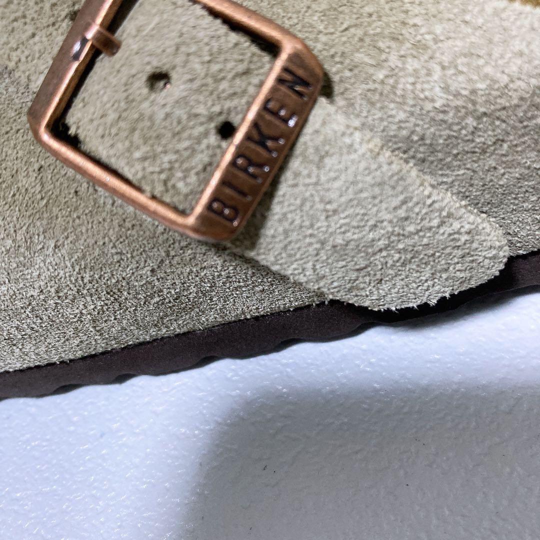 美品 ビルケンシュトック Boston ボストン 23 トープ ソフトヘッド