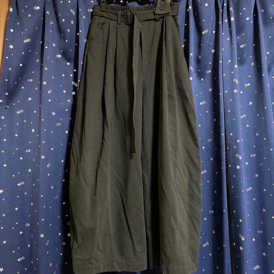 パンツ Eongul velt volume pants