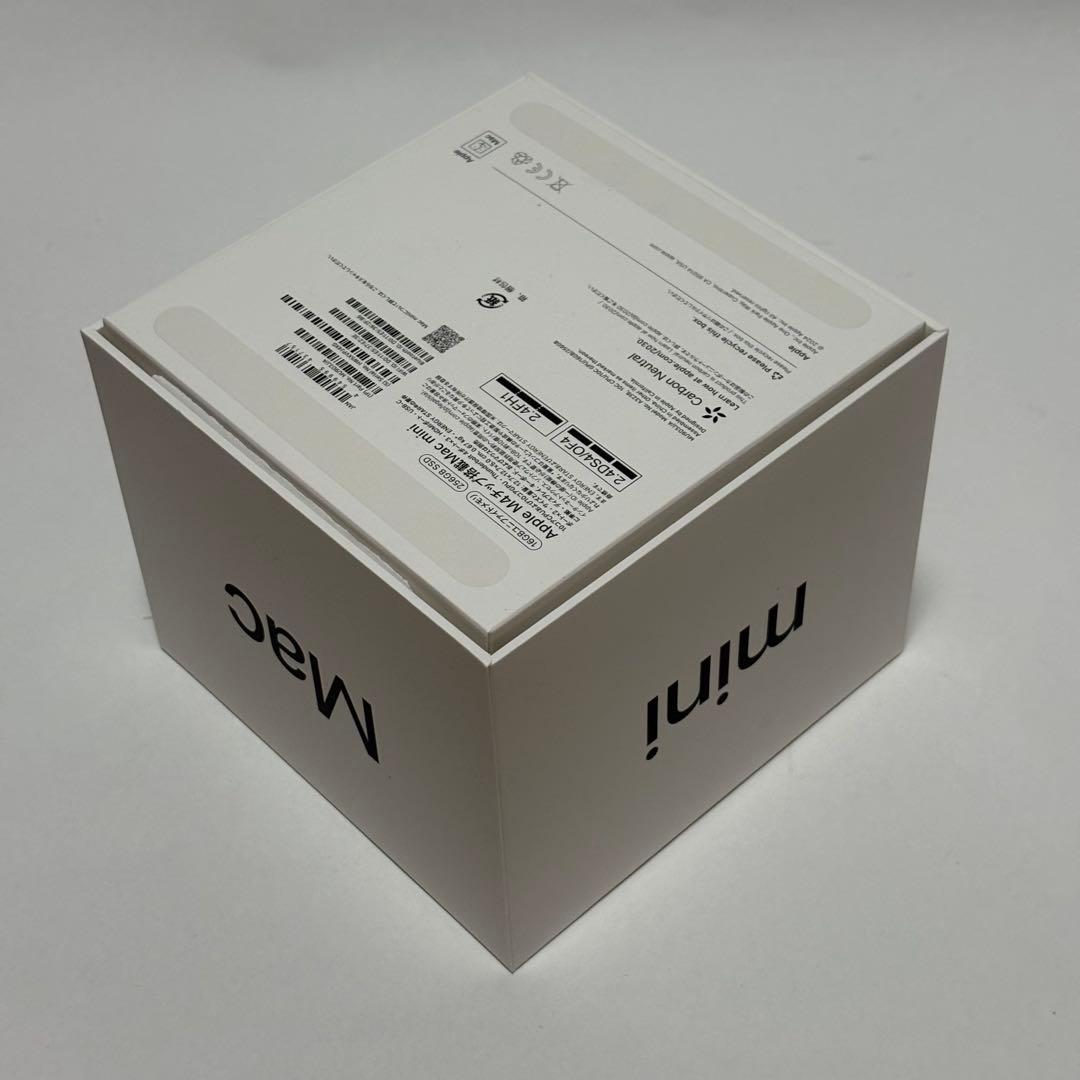 Apple Mac mini M4 16GB 256GB 2024年 初期化済