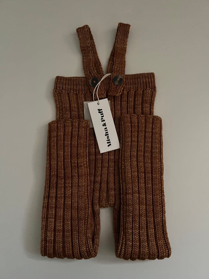 ロンパース・カバーオール misha and puff rib longies 18-24