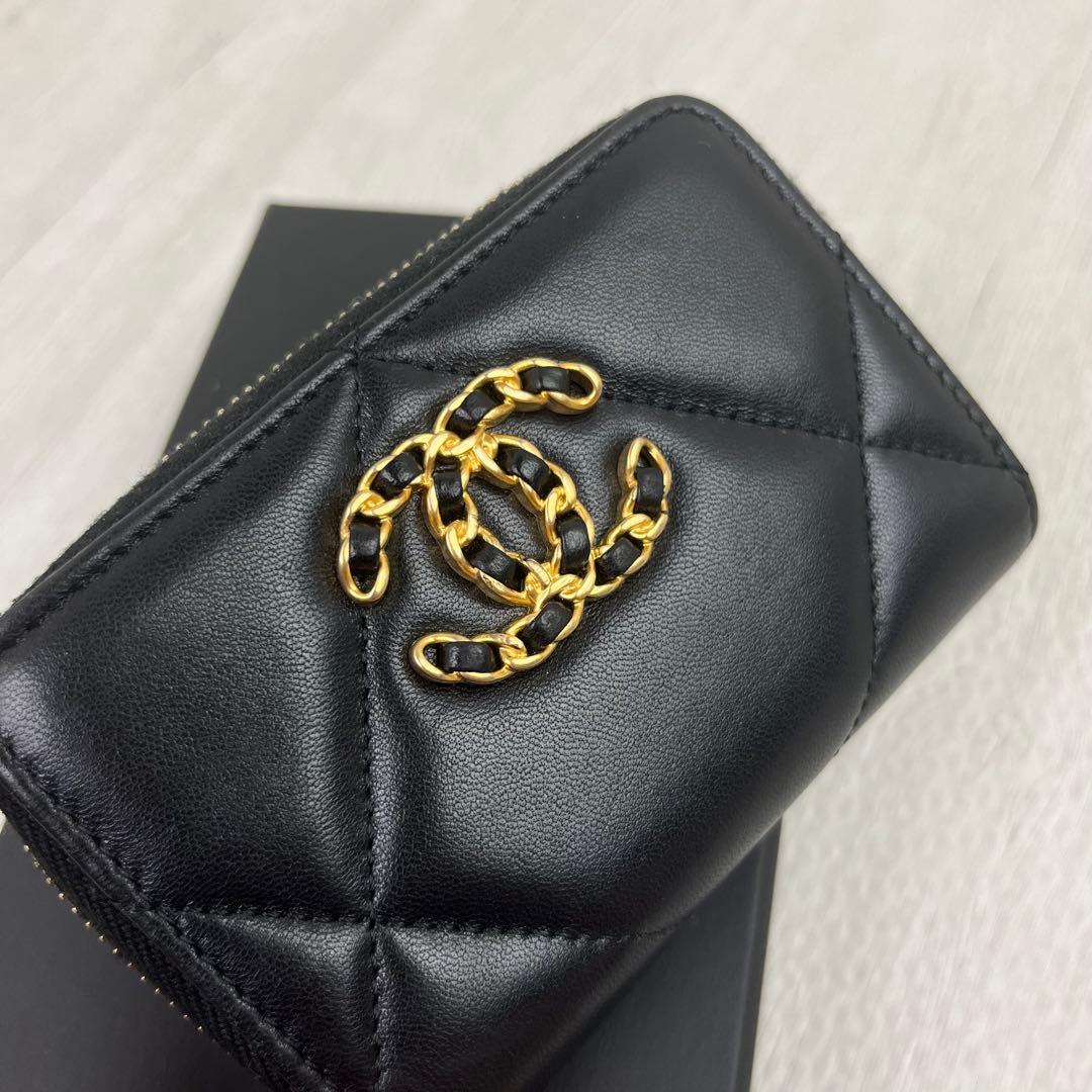 極美品✨ CHANEL シャネル CHANEL19 ケース 小銭入れ 財布