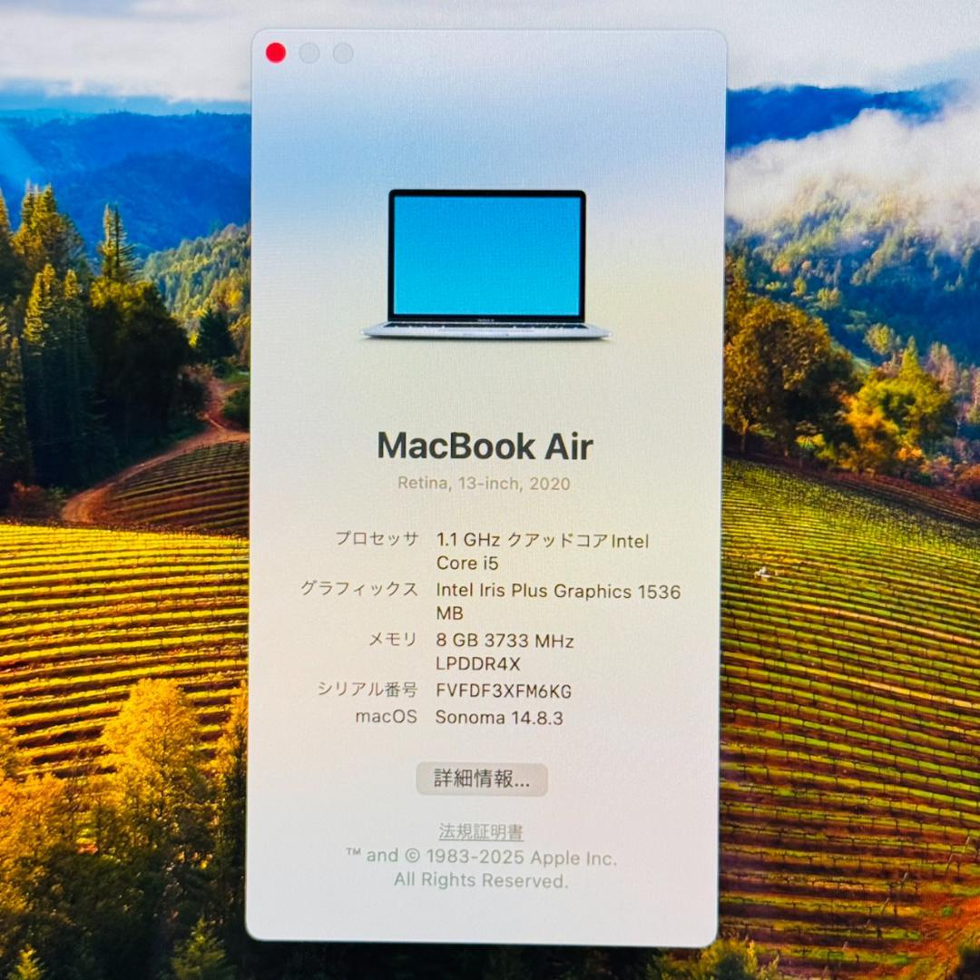 MacBook本体 P347 Apple MacBook Air i5 8GB 512GB