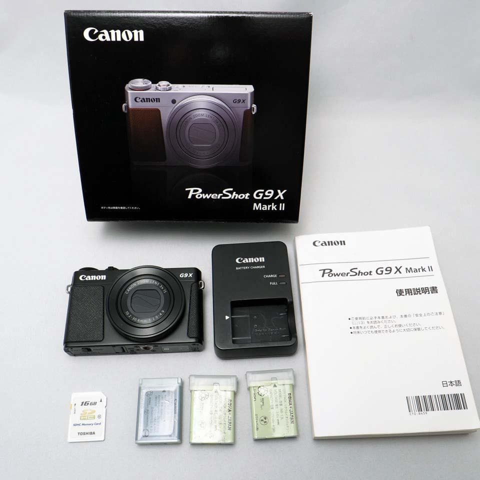 【Canon】G9X Mark Ⅱ コンパクトデジタルカメラ