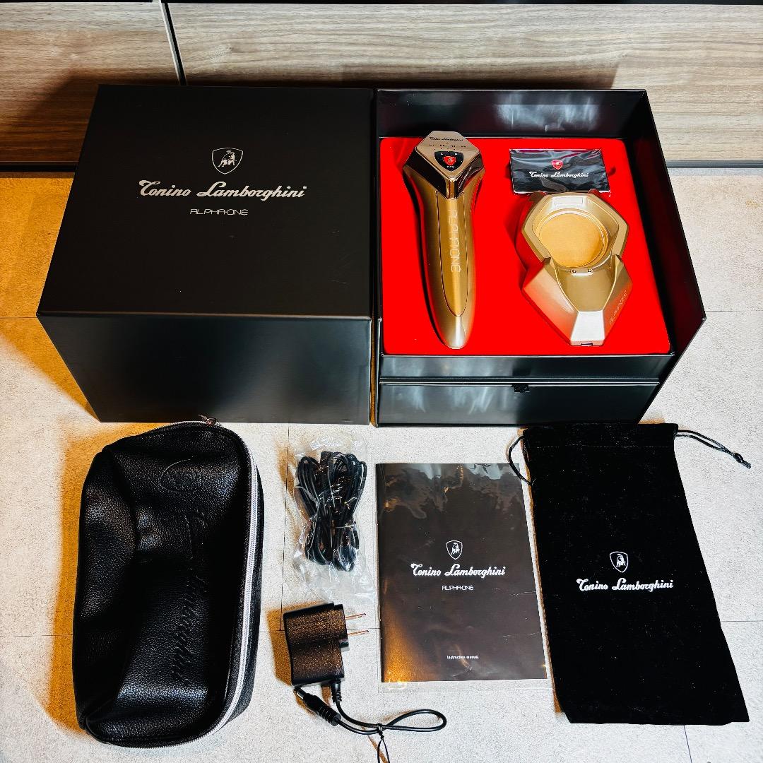 未使用保管　ランボルギーニ美顔器 ALPHA ONE アルファワン　ゴールド