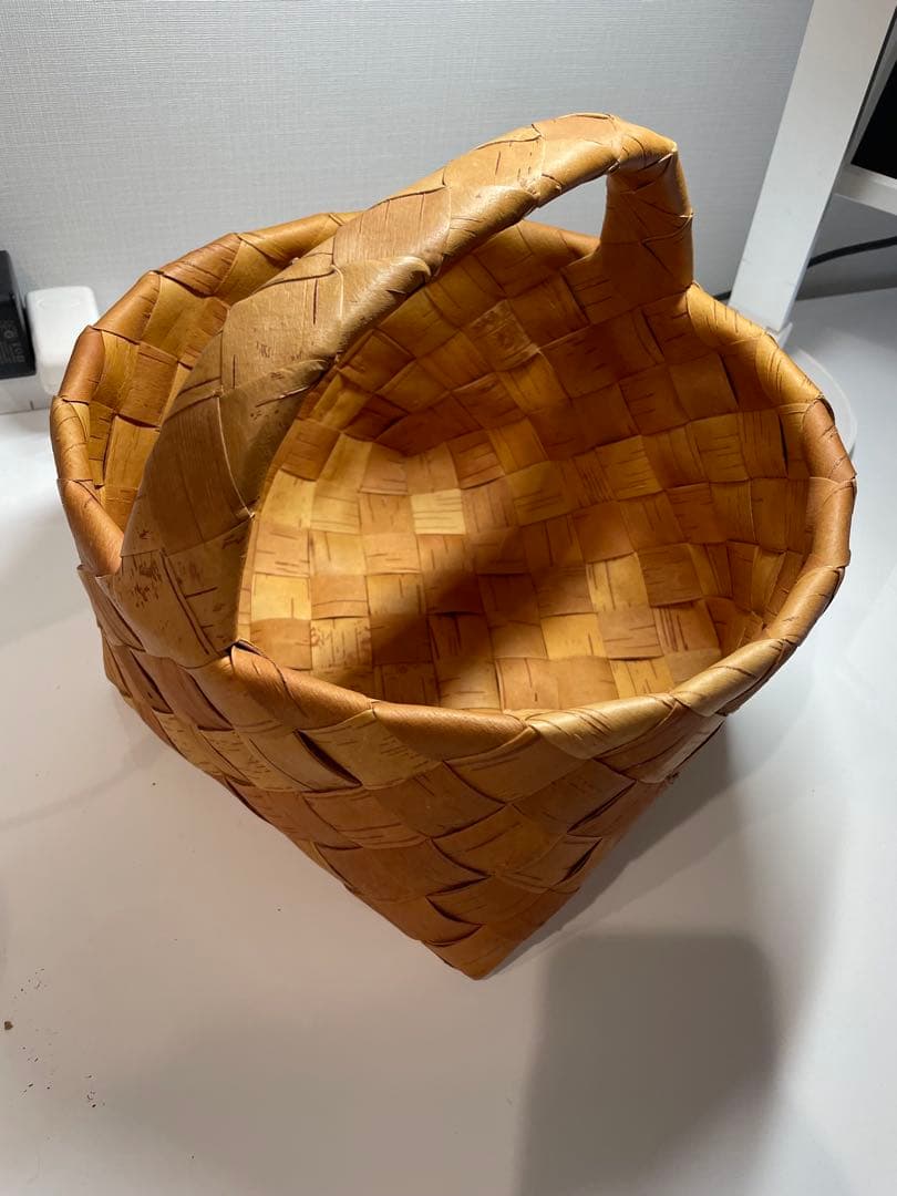 白樺かご　フィンランド製