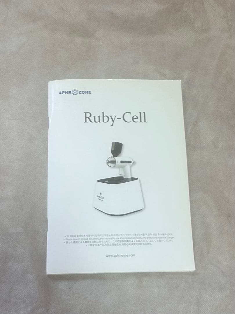 ルビーセル 美顔器 エアブラシ スカルプエアブラシ 付属品 美容液付き