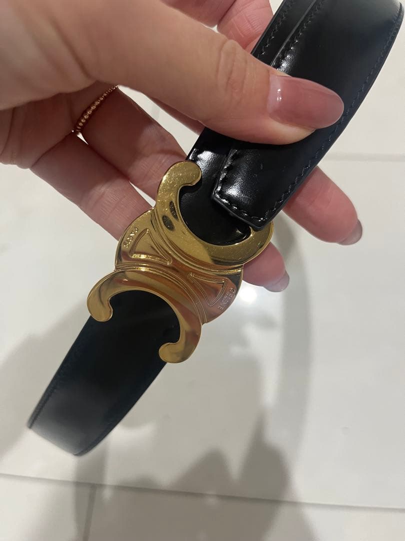 【超美品】 セリーヌ　リバーシブル　ベルト