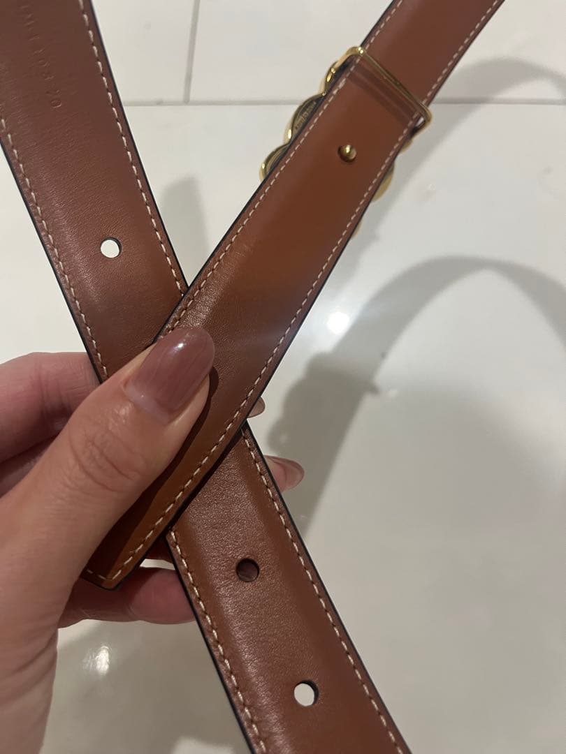 【超美品】 セリーヌ　リバーシブル　ベルト