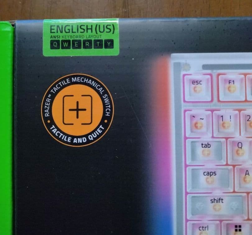 キーボード RAZER BLACKWIDOW V4 75% PHANTOM WHITE