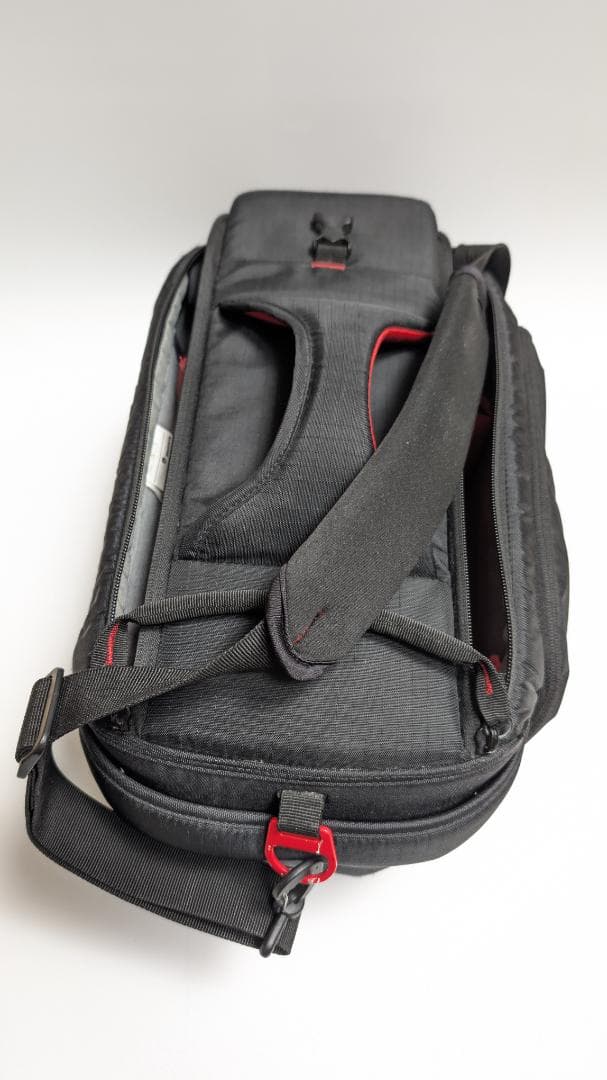 Manfrotto ビデオカメラケース ブラック/レッド