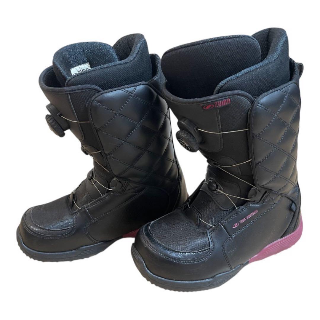 ZUMA レディース スノボブーツ ダイアル式 25.0cm
