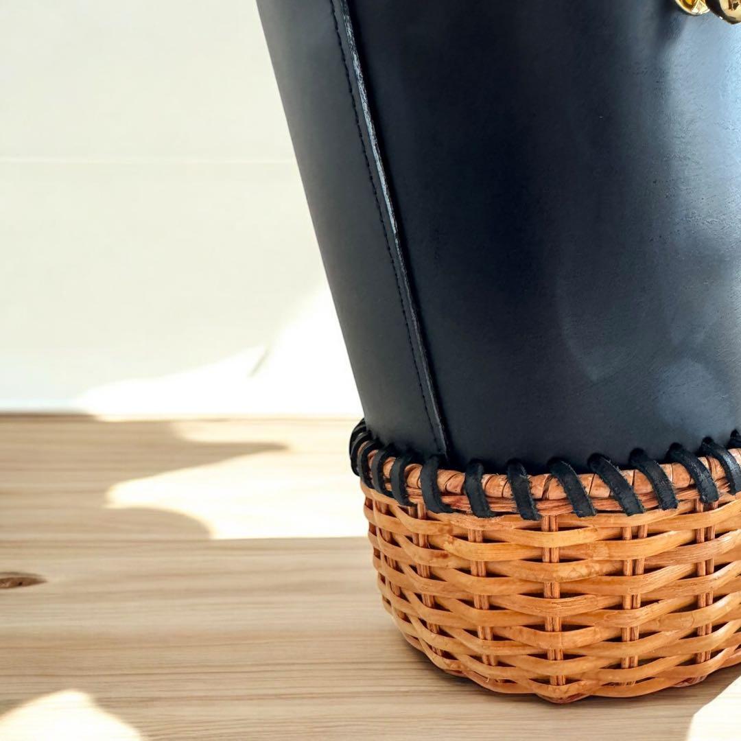 ゆ*う様 正規品　VIOLAd'ORO ヴィオラドーロ　レザー かごバッグ