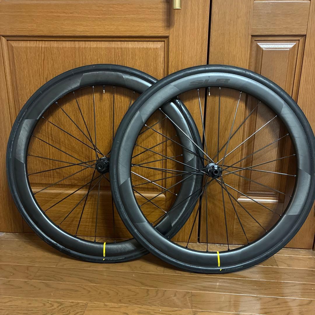 美品　MAVIC cosmic SLR45 前後セット　28Cタイヤ付き