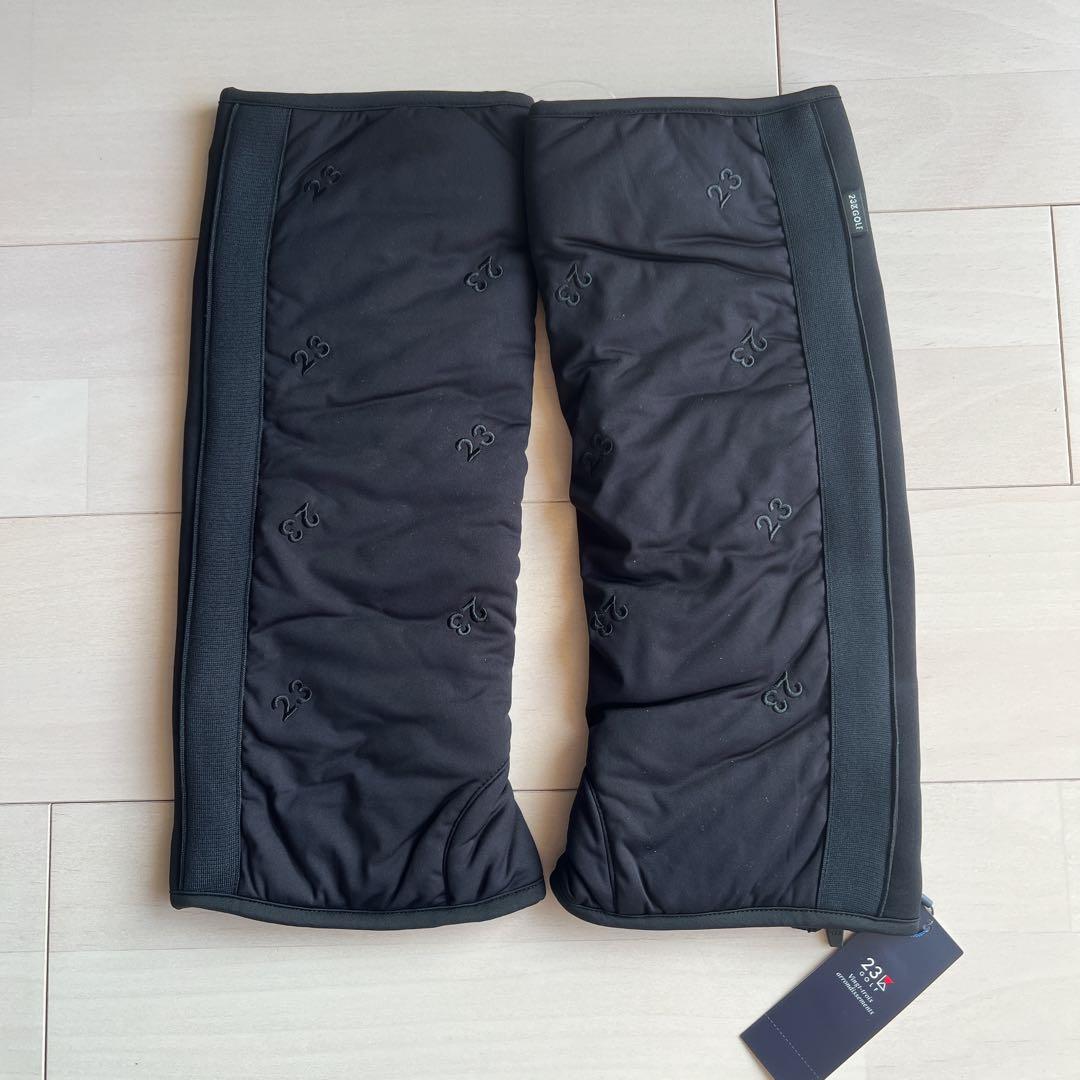 未使用新品♡23区ゴルフ♡レディースゴルフレッグウォーマーブラック♡防寒ラウンド
