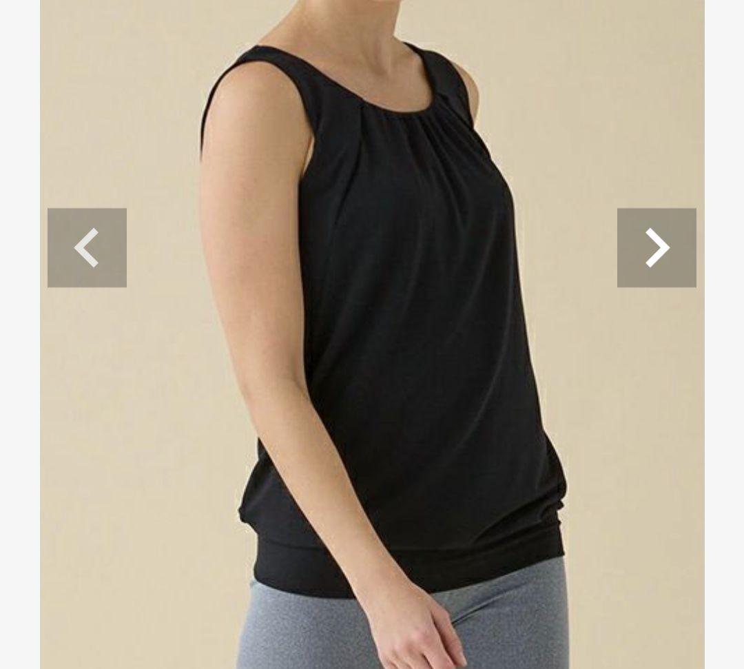 試着のみ★スリア スミクロ エリーヌタンク カップつき M