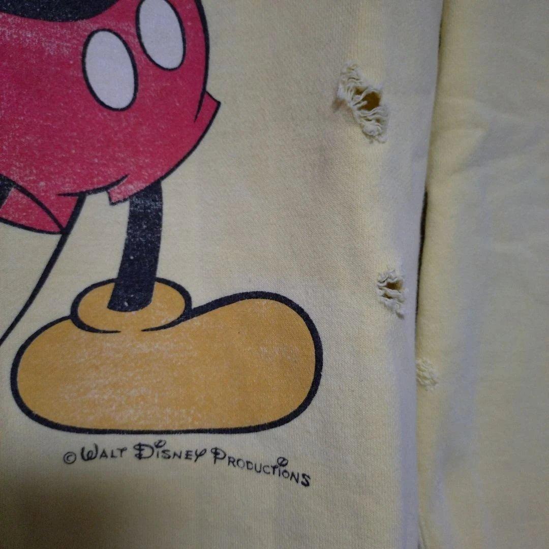 ロンハーマン　ミッキー　スウェット　ダメージ加工