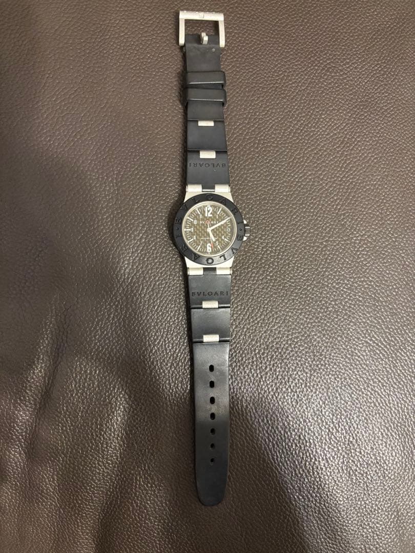 BVLGARI アルミニウムウォッチ ブラック レディース