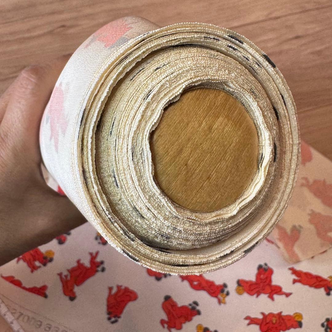 未使用　超美品　正絹　長襦袢　反物　1228 着物　個性的　春画　艶絵　エロ