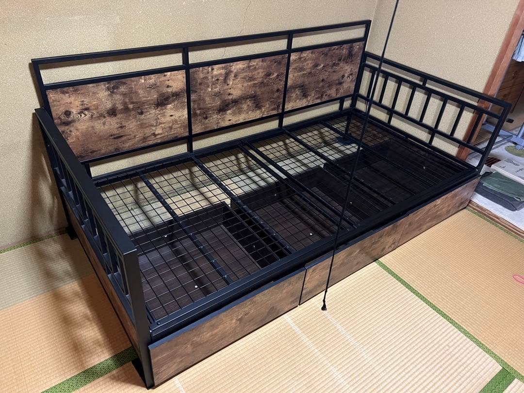 【引き取り可】シングルソファベットフレーム