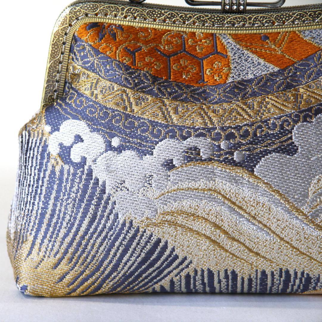 アンティーク婚礼丸帯リメイク礼装バック/和装バッグ/パーティー/着物リメイク