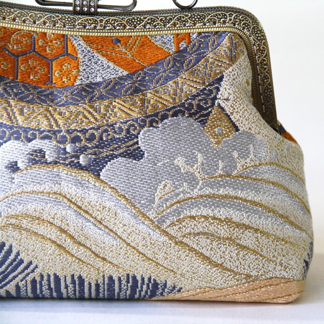 アンティーク婚礼丸帯リメイク礼装バック/和装バッグ/パーティー/着物リメイク