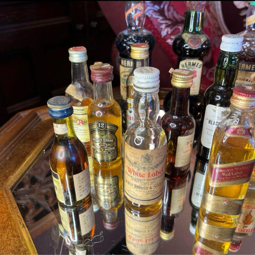 未開封古酒 ウイスキー ジン リキュールミニボトルコレクション 20本